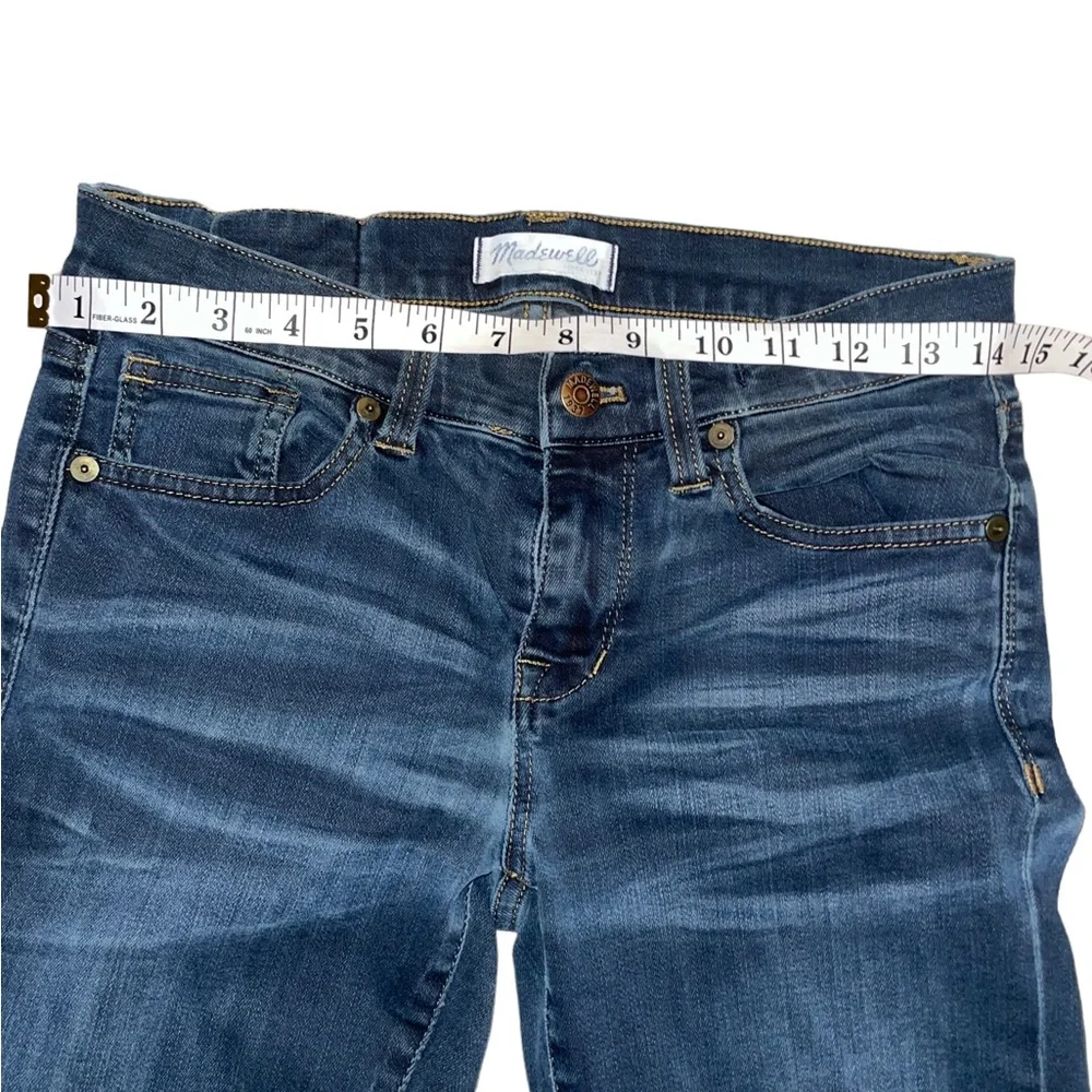 Madewell Dark wash Skinny Skinny Crop Size 26 Jeans - Picture 5 of 14